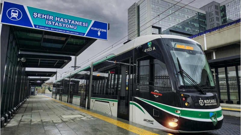Şehir Hastanesi tramvay hattı rekor kırdı