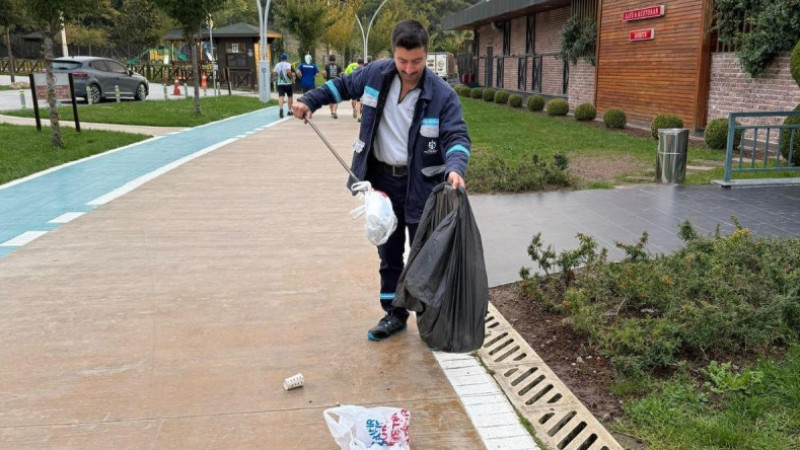 Darıca Millet Bahçesi’nde temizlik seferberliği
