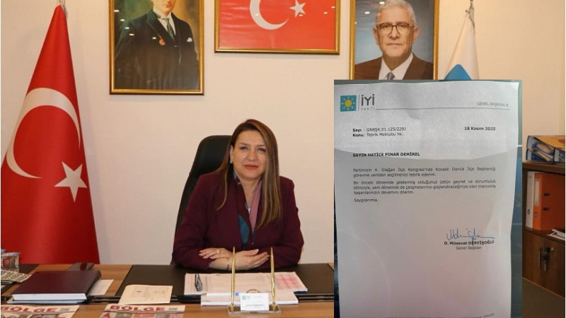 Genel Başkan Dervişoğlu'ndan İlçe Başkanı Demirel'e Mektup!