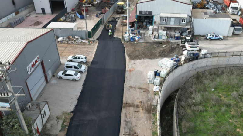 Gebze'de Asfalt çalışmaları hız kesmiyor