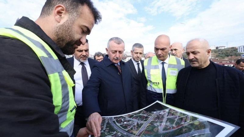 Büyükakın, Eskihisar Kavşağı'nda son durumu inceledi