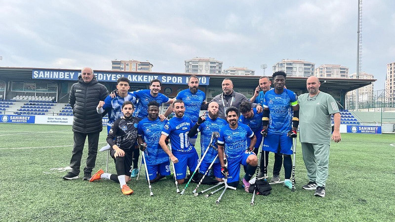 Gebze Belediyesi Ampute takımı lige fırtına gibi başladı