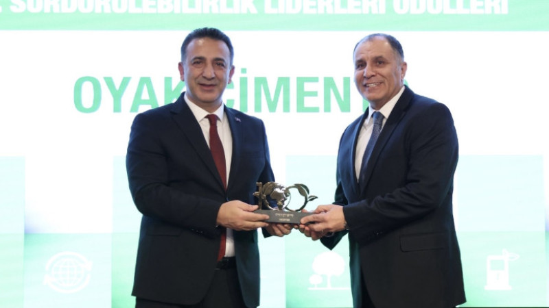 OYAK Çimento’ya “Sürdürülebilirlik Liderleri” Ödülü