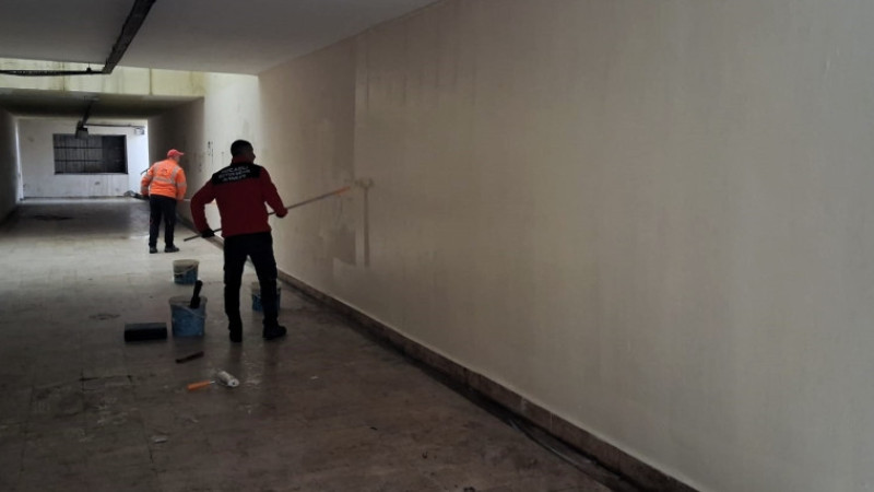 Gebze Erenler Caddesi alt geçidine kapsamlı bakım