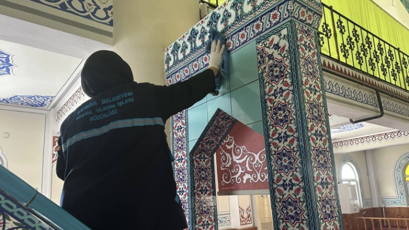 Çayırova’da camiler ve mezarlıklar Ramazan’a hazır