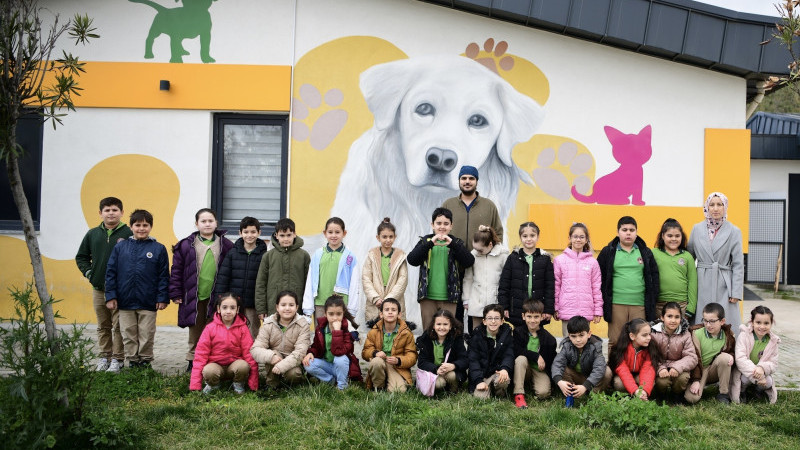 Çayırovalı miniklerden, can dostlarımıza ziyaret