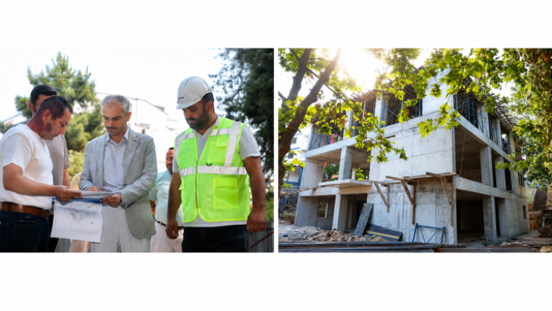 Özgürlük Mahallesi’nin yeni bilgi evi ve aile sağlığı merkezi yükseliyor