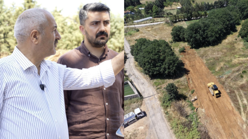Başkan Büyükgöz İmar Yolu Çalışmalarını Yerinde İnceledi