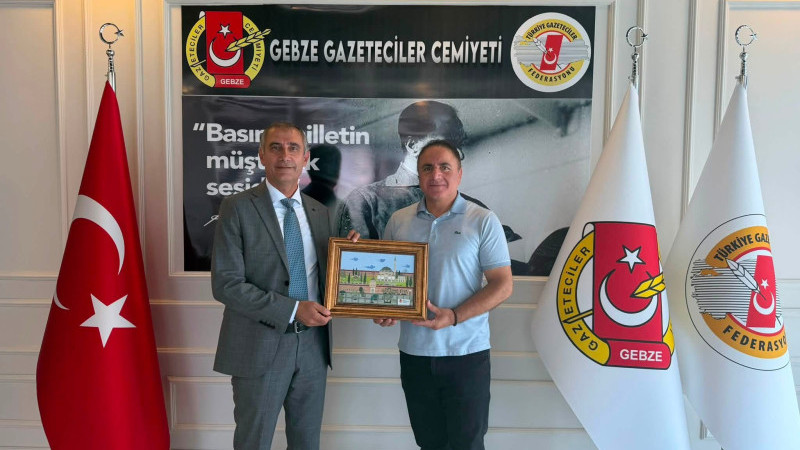 Atletizm Federasyonu’ndan Gebze Gazeteciler Cemiyeti’ne Ziyaret