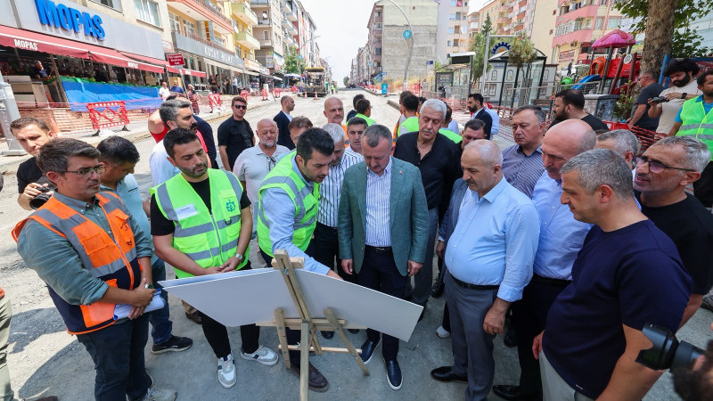 Başkan Büyükakın, Gebze’nin kalbindeki yatırımları inceledi