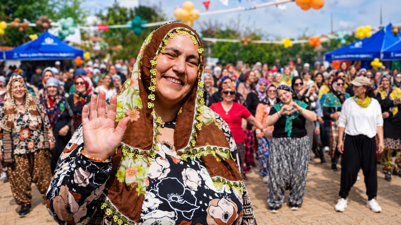 Gebze Duraklı’da şalvarlar giyildi, imeceyle kışa hazırlanıldı