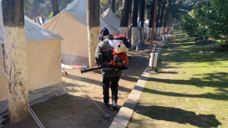 Büyükşehir Deprem Bölgesinde  Salgın Riskine Önlem Alıyor