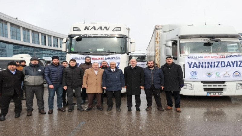 GBB’nin Yardım TIR’ları Yola Çıktı