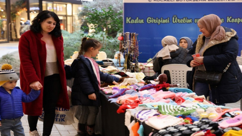 Kadın girişimciler ürünlerini pazarladı