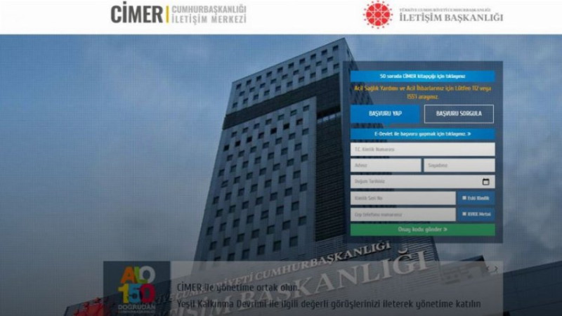 CİMER’i 2022'de 6 Milyon Kişi Kullandı