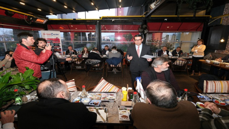Gebze Center Yönetimi Gazetecileri İftarda Ağırladı
