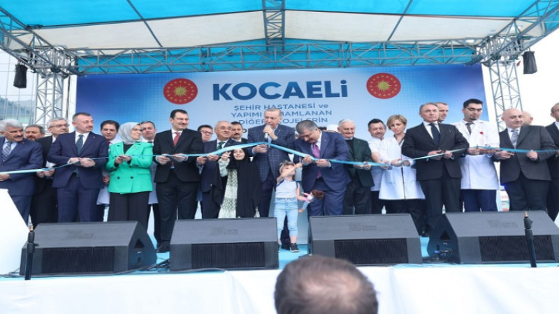 Kocaeli Şehir Hsatanesi Cumhurbaşkanının Katılımı İle Açıldı