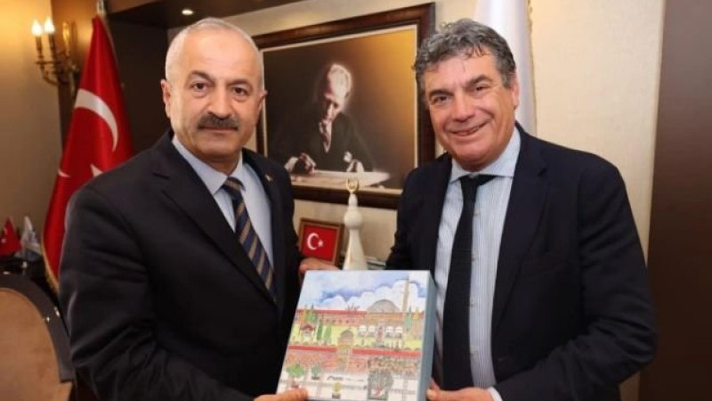 Büyükgöz İtalyan Mevkidaşını Ağırladı