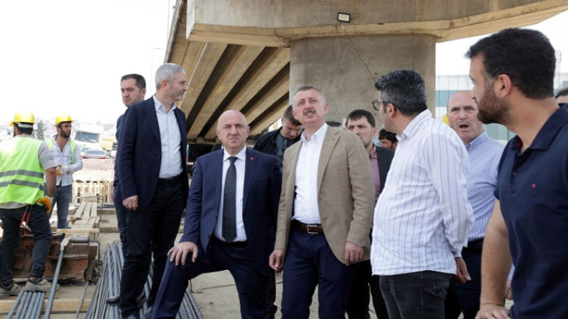 Büyükakın, Osmangazi köprüsünde inceleme yaptı