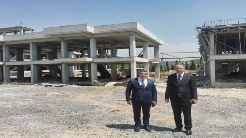 Başkan Şayir ve Kaymakam Kubilay Yatırımları İncelediler