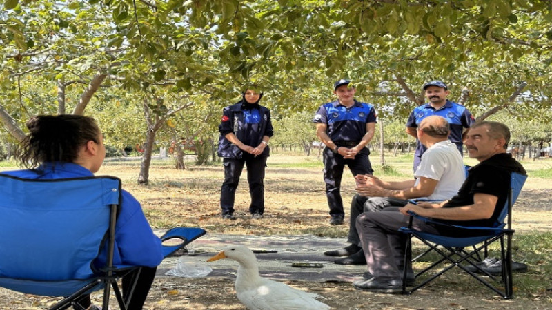 Mesire Alanları Ve Parklarda Huzuru Sağlıyorlar