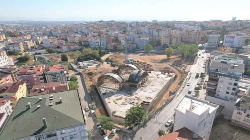 Çayırova Kent Meydanı Camii Şekilleniyor