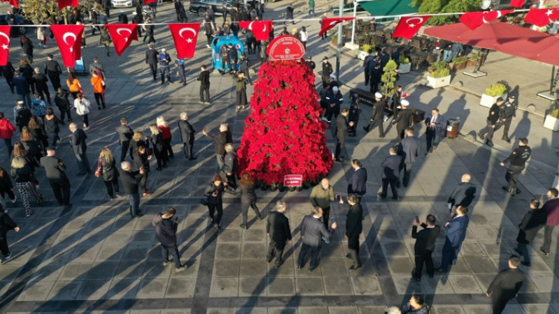 Büyükşehir’den 85. yılda 1085 Atatürk çiçeği
