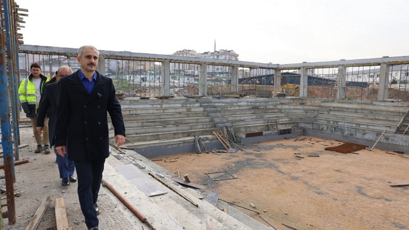 Çiftçi, Kapalı Spor Salonu projesini inceledi