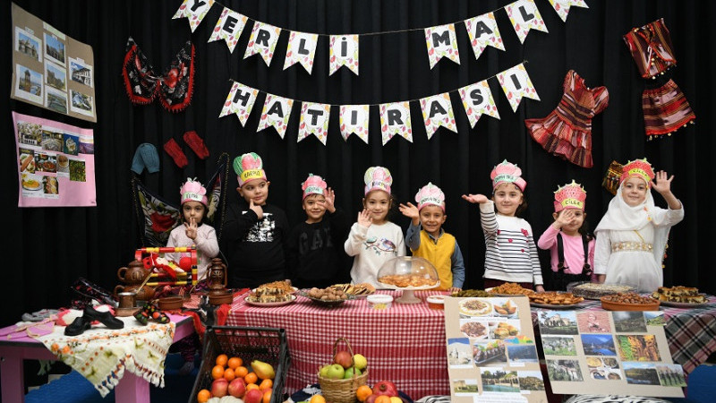 Çocuk kulüplerinde Yerli Malı Haftası etkinliği