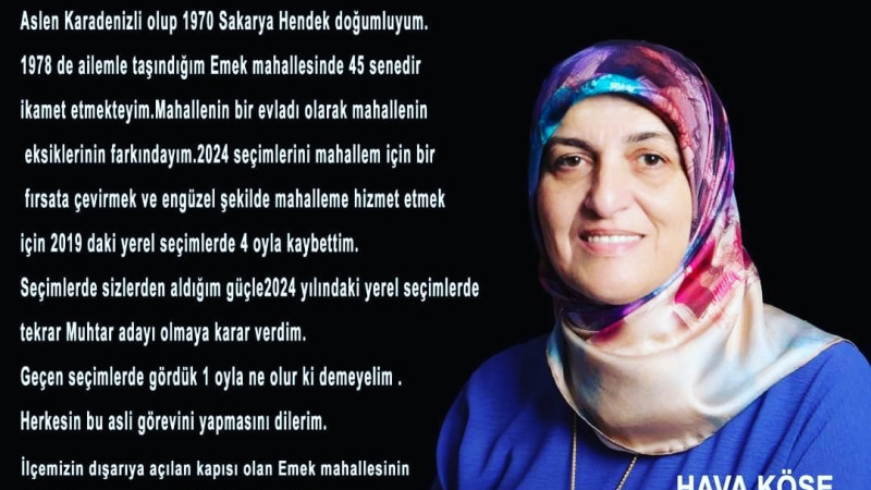 Hava Köse Emek Mahallesine Talip