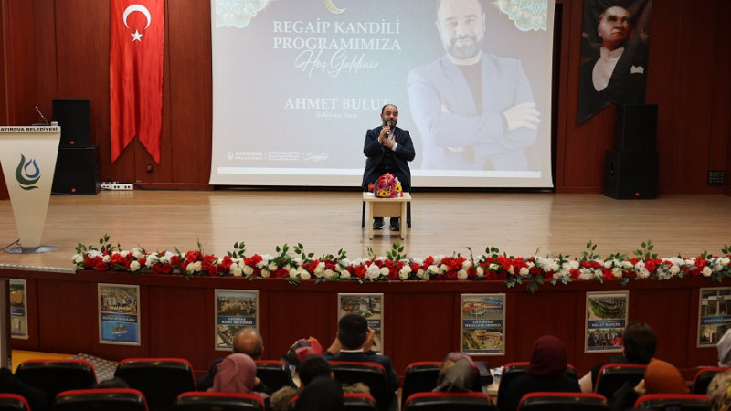 Çayırova Belediyesi’nden Regaip Kandili’ne özel program