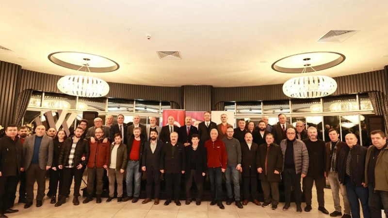 Başkanlar Gazetecileri Ağırladı