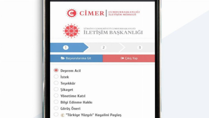CİMER'in Acil Uygulamasına 2 Milyon Başvuru!