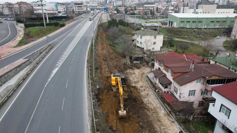 Eskihisar Feribot Yolu Genişletiliyor