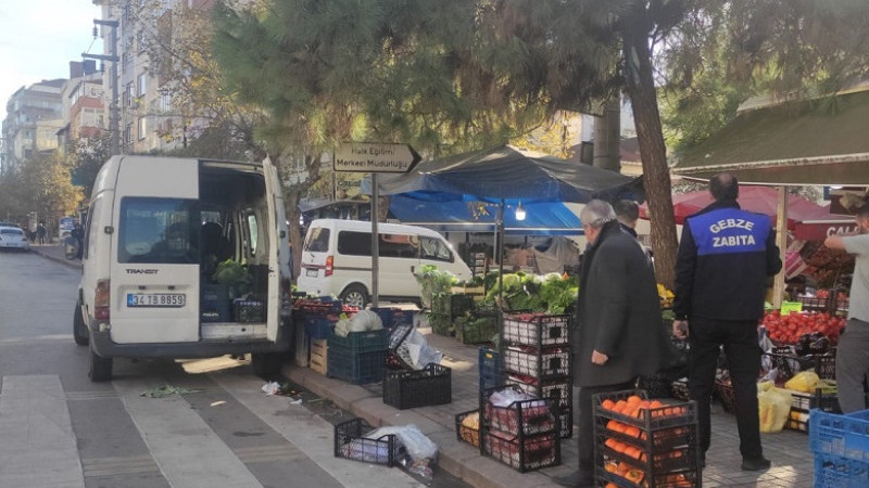 Gebze’de Kaldırım İşgaline İzin Yok