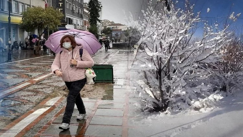 Kocaeli'ya Sarı Uyarı! Kuvvetli Yağmur ve Kar!