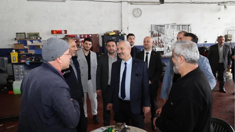 Cumhur İttifakı Başkan Adayı  Büyükgöz Kocabeton Sanayi’de