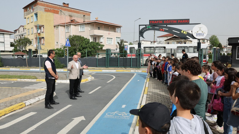 Darıca Trafik Eğitim Parkı’nda Dersler Devam Ediyor