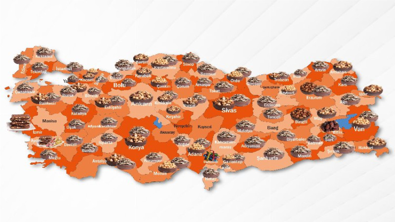 Hangi İl, Hangi Kuruyemişi Tercih Ediyor? İşte 81 İlin Kuruyemiş Haritası!