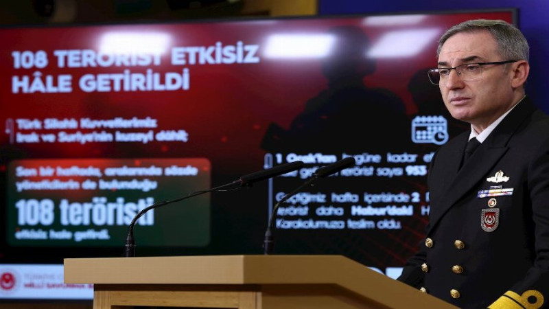Son 1 Haftada 108 Terörist Etkisiz Hale Getirildi!