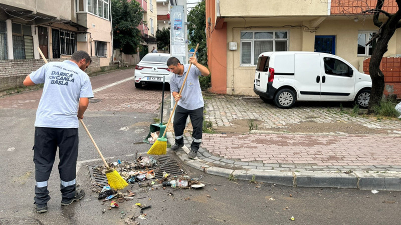 Darıca Belediyesi Sel Tehlikesine Karşı Tetikte!