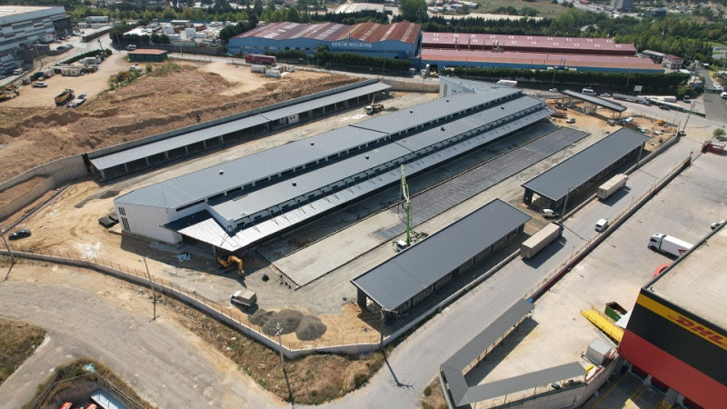 Gebze Hal Binasında Son İmalatlar Yapılıyor