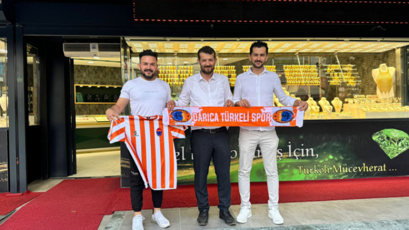 Darıca Türkelispor göğsünde Türkeli Mücevherat’ı taşıyacak! 