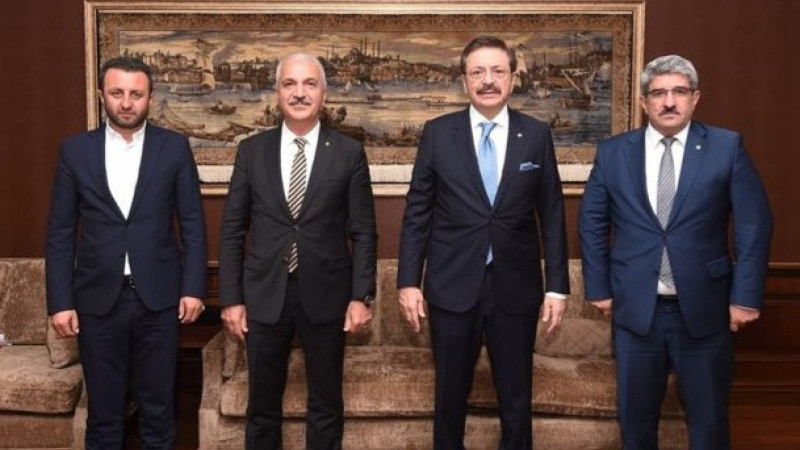GTO Başkanı Aslantaş, TOBB Başkanı Hisarcıklıoğlu'yla Ankara'da Buluştu