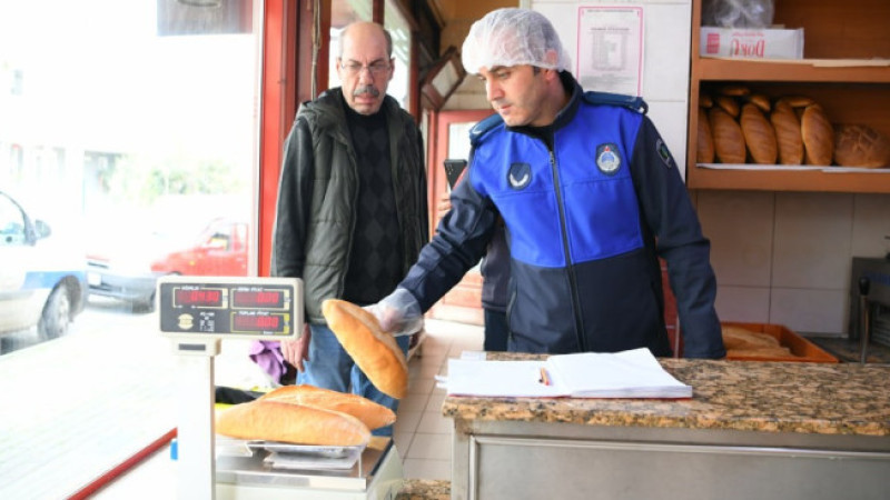 Çayırova Zabıtasından fırın denetimi