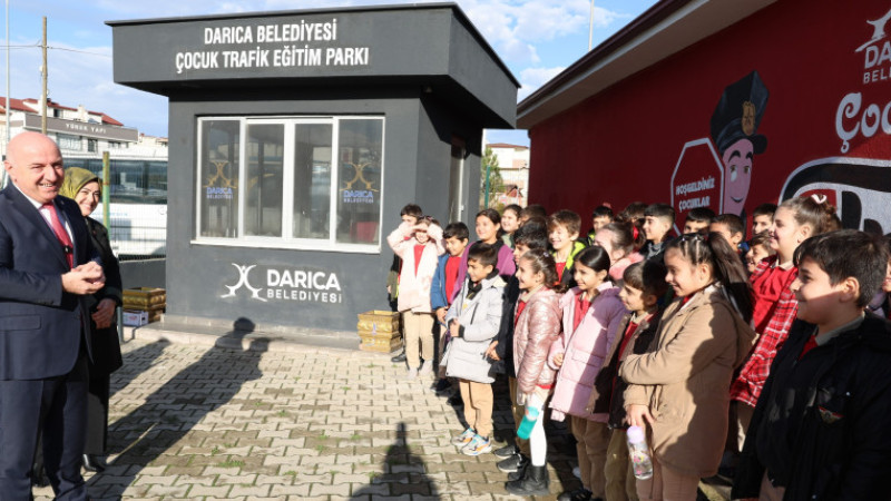 Darıca'da Eğitim ve eğlence Trafik Parkı'nda bir arada
