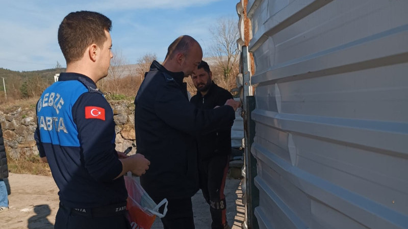 Gebze Pelitli'de Çevreyi kirleten işletme mühürlendi