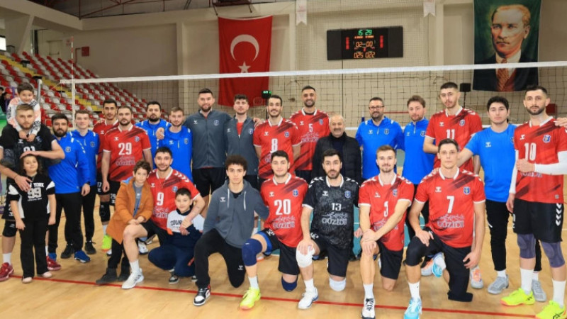 Gebze Voleybol Takımı  Evinde 3-0 Farklı Galip