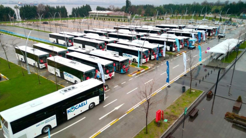 Kocaeli ulaşımına 27 yeni otobüs daha