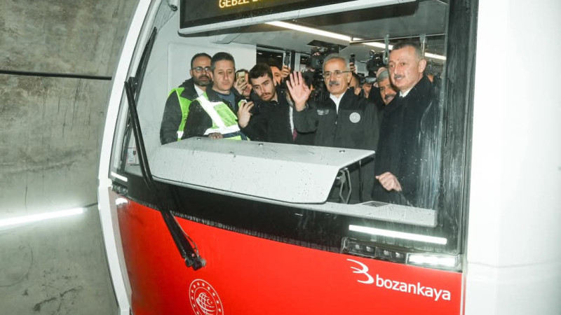 Gebze - Darıca Metrosu Test Sürüşünü Bakan Yaptı!